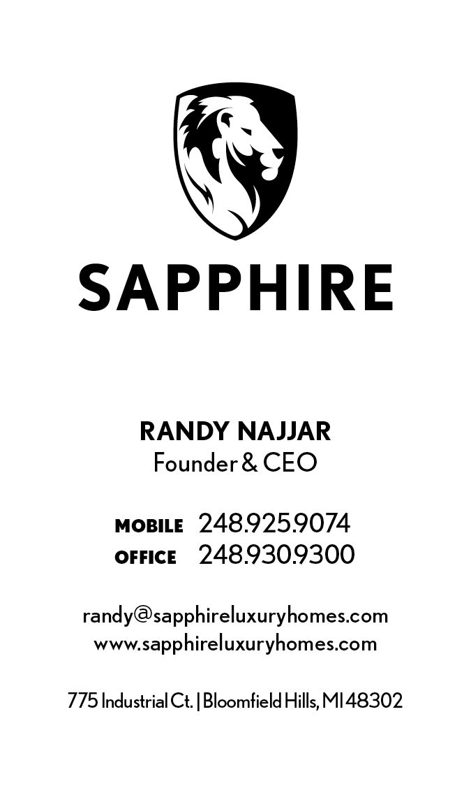 Business card back